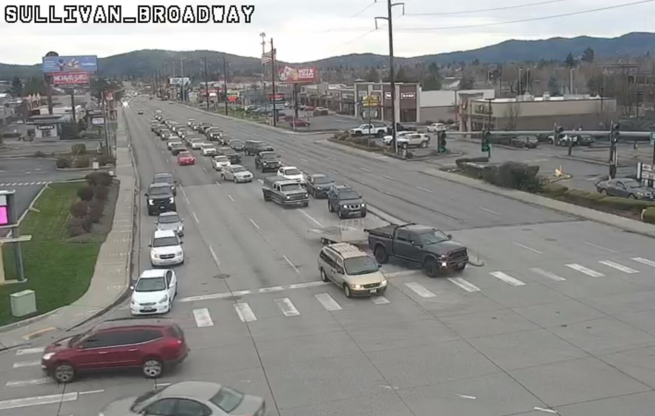 Lanes closed in Valley